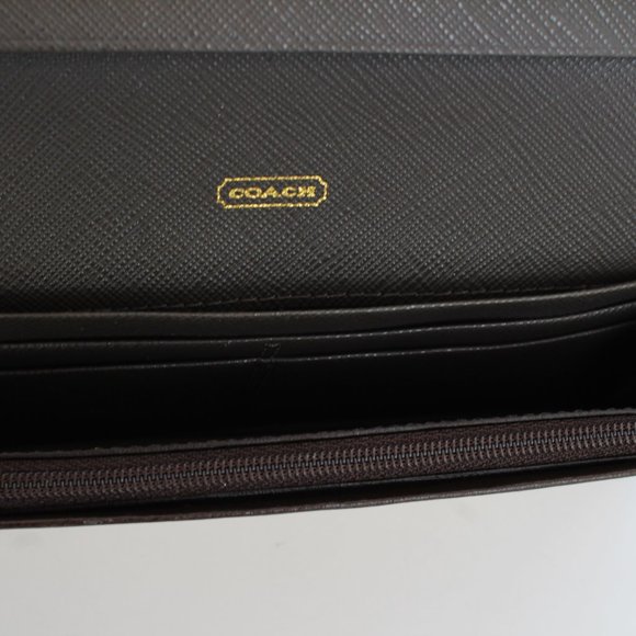 Coach Madison Op Art Wallet Sateen & Leather - Picture 5 of 9